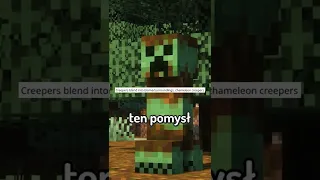 Pomysły, które mogą być w Minecraft CREEPER KAMELEON #shorts