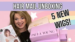 BIG WIG HAUL ► 5 NEW Wigs from Paula Young ◄ Unbox & Try On 5 Wigs With Me 💜