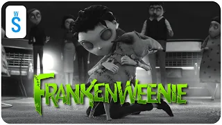 Frankenweenie (2012) | Scene: Sparky rescues Victor | Persephone comes to Sparky
