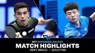 Horacio Cifuentes vs Jinbao Ma | MS Qual | WTT Contender Lima 2023