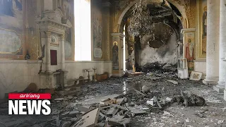 Russian missile strike on Odesa severely damages Ukraine's historic cathedral