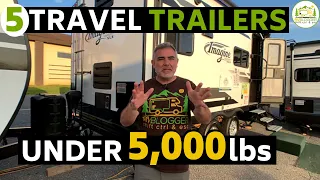 5 Awesome Travel Trailers with Bathrooms Under 5,000 lbs