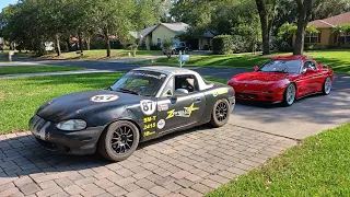 RX7 FD modded driven by student driver(learners permit)