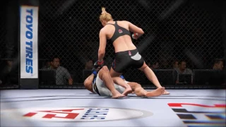 UFC 208: Holly Holm vs. Germaine de Randamie [FULL FIGHT SIMULATION]