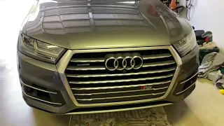 How to do oil change on Audi Q7 2017 to 2022 model