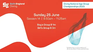 (S14) Diving National Age Group Championships 2023