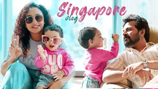 Singapore Vlog Day 1 | Pearle Maaney | Srinish Aravind | Baby Nila