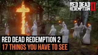 17 things to see in Red Dead Redemption 2 before you die