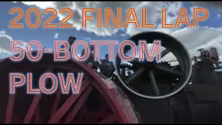 2022 FINAL Plowing Lap! 150 Case pulling 50 plows (raw sounds)