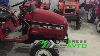 Японский трактор MITSUBISHI MT185 с фрезой и с ГУР вом реверс