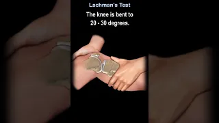 Lachman's Test, ACL INJURY #shorts