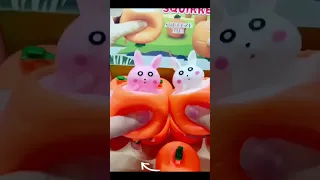 Cute Pop Up Squishy Rabbit in Carrot Fidget Toys: Squish Your Stress Away