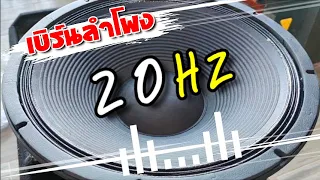 เบิร์นลําโพงซับวูฟเฟอร์ 20Hz