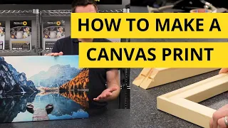 How To Make A Canvas | Varnishing & Wrapping