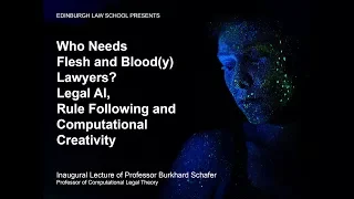 Inaugural Lecture: Professor Burkhard Schafer