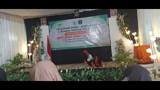 Pencak Silat dalam wisuda Kelas IX 2023 SMP IBNU SINA LUMAJANG