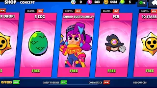 🎁NEW UPDATE GIFTS IS HERE!!!😍🔥|FREE GIFTS BRAWL STARS🍀|Concept