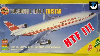 1:144 AIRFIX Lockheed L-1011-1 TRISTAR  Model kit box & sprue review. VERY RARE!!!!