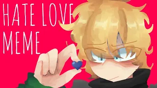 HATE LOVE | SP Ghost Girls AU | Creek | South Park animation meme