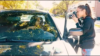 using a car as my photoshoot location