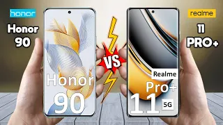 Honor 90 Vs Realme 11 Pro Plus - Full Comparison 2023 🔥 Techvs
