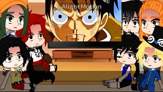 Luffy's family reaction to Luffy || One Piece