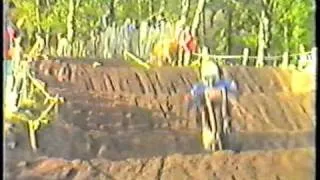 Hawkstone motocross 1987 250 gp support race