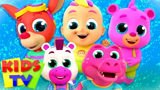Five Little Babies | Zoobees Cartoon | Nursery Rhymes for Babies | Children's Music | Kids Tv
