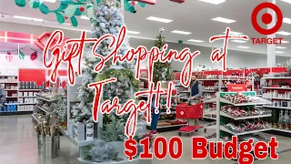 Target Gifts Shop With Me with a $100 Budget for a family of 5 🎄🎅🤶#christmas2022 #target