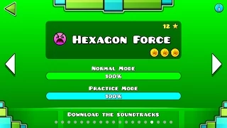 Geometry Dash - Lvl. 16 - Hexagon Force (All Coins) | Heisenberg