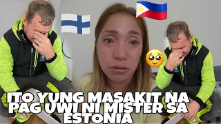 ITO NA YUNG MASAKIT NA PAG UWI NYA SA ESTONIA+RAMDAM KO ANG SAKIT NA NARAMDAMAN NYA!PINAY  🇫🇮  🇵🇭