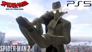 Marvel's Spider-Man 2 PS5 - Into the Spider-Verse Noir Suit Free Roam Gameplay (HD 60 FPS)