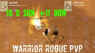 Silkroad Online TR 100 Level Warrior Rogue Moon +9 vs Str Bow Sun +11 - _NESTLE_ vs Suicide (husqi)