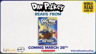 DOG MAN | Dav Pilkey Reads from Dog Man: Twenty Thousand Fleas Under the Sea
