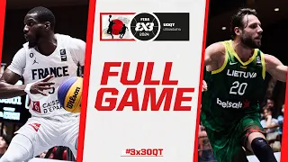 France 🇫🇷 vs Lithuania 🇱🇹 | Men Semi-Finals Full Game | FIBA #3x3UOQT 2 2024