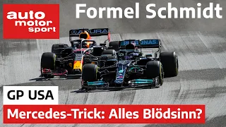 GP USA 2021 – Formel Schmidt: Mercedes-Trick: Alles Blödsinn?