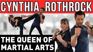 Cynthia Rothrock - Queen of Martial Arts and Action Film Star Teaches Tony Horton Kung Fu