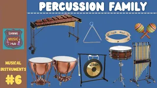 PERCUSSION FAMILY | INSTRUMENTS OF THE ORCHESTRA | LESSON #6 | LEARNING MUSIC HUB | ORCHESTRA