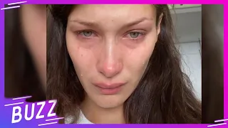 Bella Hadid rompió en llanto al hablar sobre su salud mental | Buzz