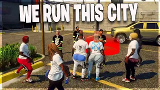 GTA 5 GANG WARS - FIGHTING THE BIGGEST GANG IN THE CITY #3