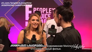 Джозефин Лэнгфорд для Hollywire | Русские субтитры