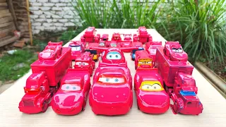 Clean up muddy minicar & disney pixar car convoys! Play in the garden