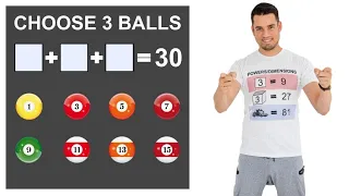 Choose 3 balls that add to 30