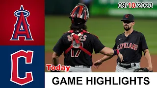 Los Angeles Angels vs Cleveland Guardians HIGHLIGHTS [TODAY] September 10, 2023