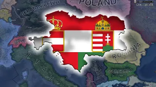 What if there was Austria Hungary in ww2? | Hoi4 Timelapse