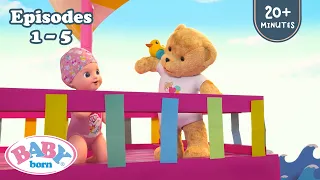 Emma rides a bike, takes a bath, and more! 👶 BABY born The Animated Series Episodes 1-5