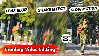 dilbar dilbar reels trending video editing | lens blur & shake effect & slow motion video editing