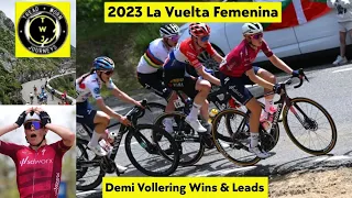 Demi Vollering Wins & Leads | 2023 La Vuelta Femenina | Stage 5