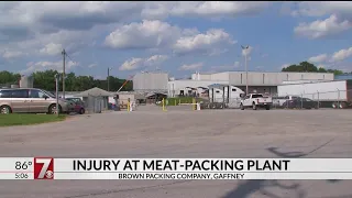 Employee injured at meat packing company in Gaffney