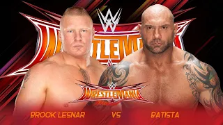 Full Match - Brock Lesnar 03 Vs Batista | WWE 2K23 |
